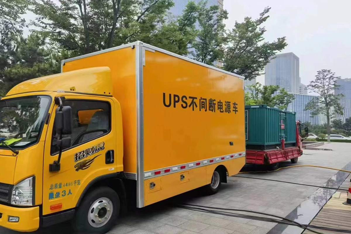 沙县发电机租赁施工现场