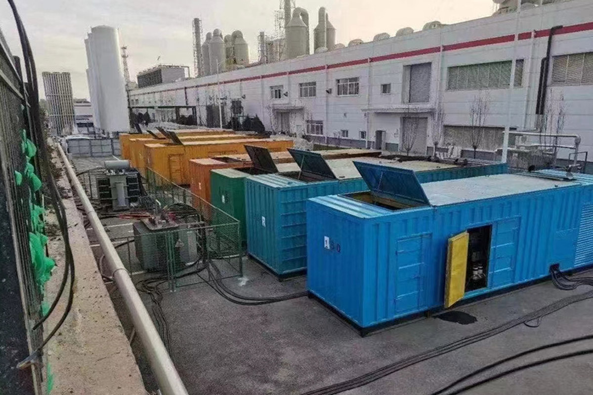 沙县发电机租赁施工现场